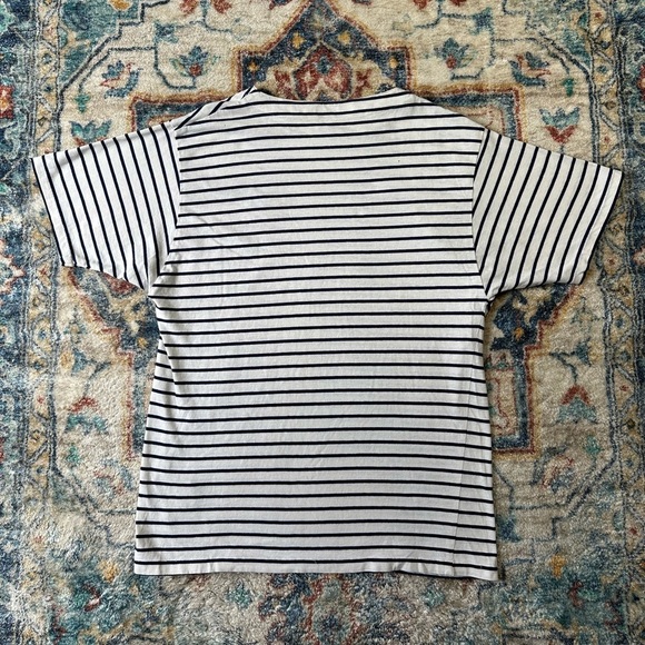 Vintage Le Chateau Striped T-shirt Large - Picture 2 of 7